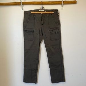 Ann Taylor Loft Marisa Size 12 dark Gray  Chinos